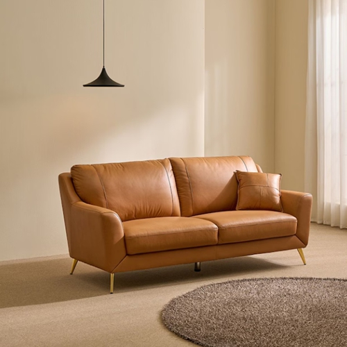 라라홈 라니 천연가죽 소파 3인용_이미지