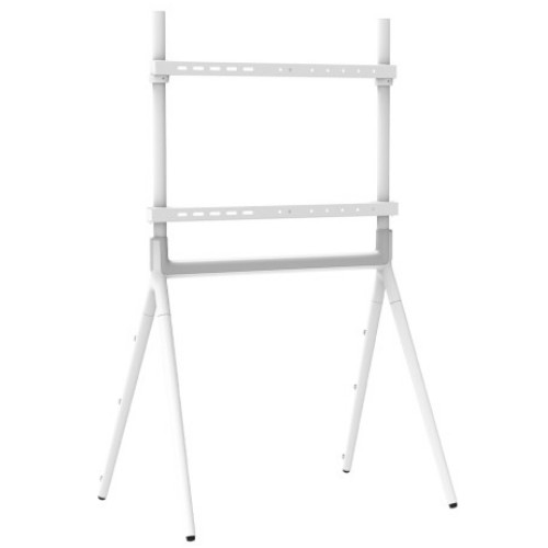 라익미 무타공 벽밀착 이젤 H형 TV 스탠드 (올화이트)_이미지