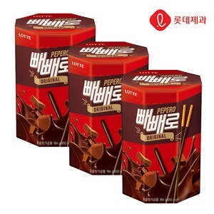 롯데제과 초코 빼빼로 184g (3개)_이미지