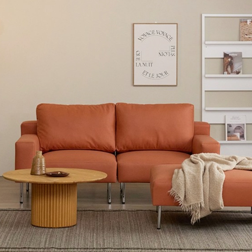 디어B 모듈 에어레더 가죽 소파 2인용