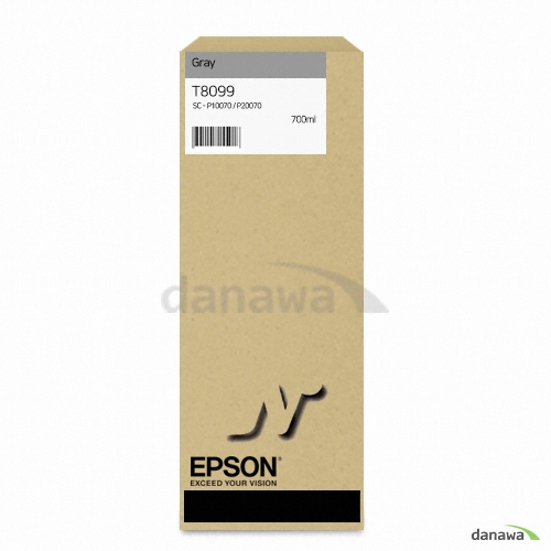 Epson 정품 T8099 (T809900) 회색이미지입니다. 누르면 해당 게시물로 새창이동합니다.