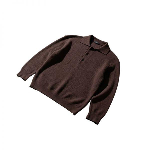 마가렛호웰 MHL. OVERSIZED KNITTED POLO MHKN0123A25JDE UNB MHL 오버사이즈 폴로 니트