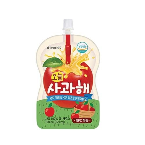 아이배냇 오늘 사과해 100ml (10개)_이미지