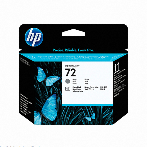 HP 정품 72 (C9380A) 회색 + 포토검정 헤드_이미지