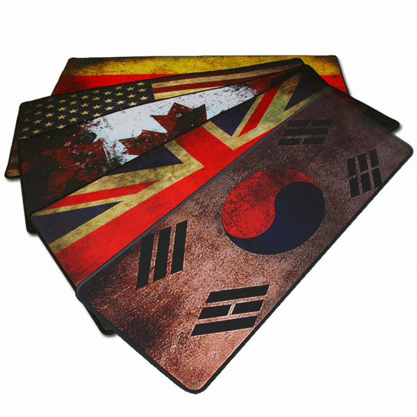 AONE CRUISE GP-785 빈티지 국기 게이밍 장패드 (미국)_이미지