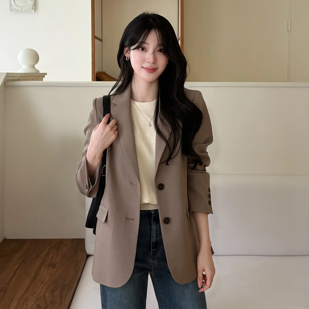 클라비스 베이직 테일러드 자켓 SET CVJKG4901M