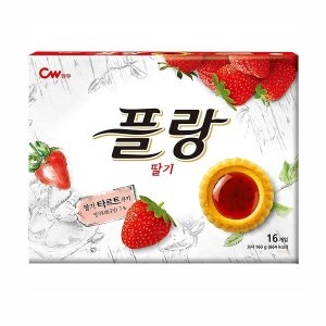 청우식품  플랑 딸기 160g