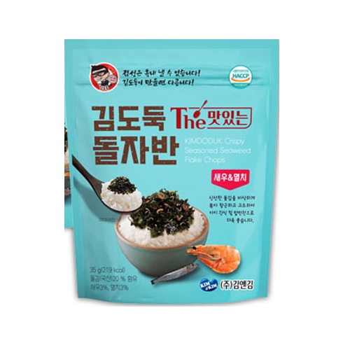 김앤김 김도둑 돌자반볶음 새우멸치 35g (3개)_이미지