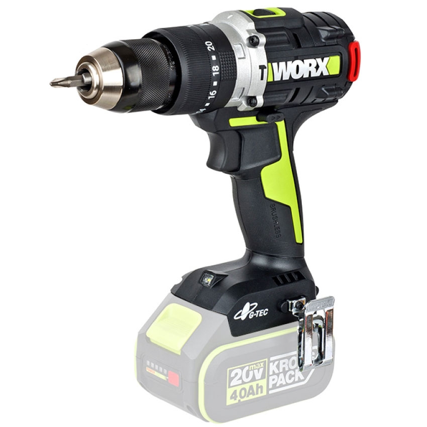 웍스 WU377 해외구매 (6.0Ah, 배터리 2개)