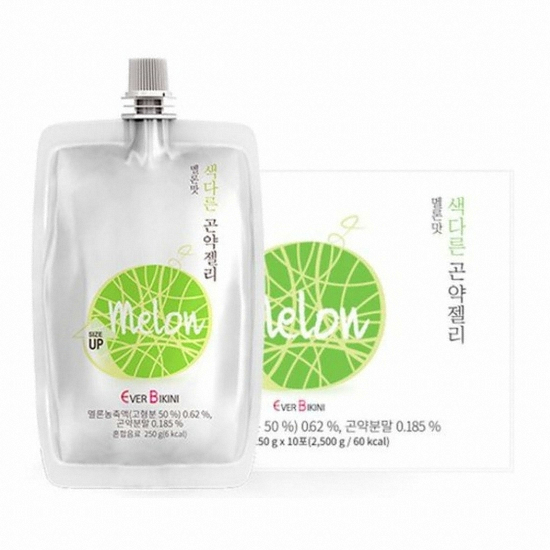 비타민마을 에버비키니 색다른 곤약젤리 멜론맛 250g (20개)_이미지