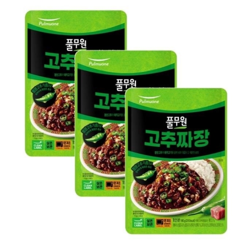 풀무원 고추짜장 180g (3개)_이미지