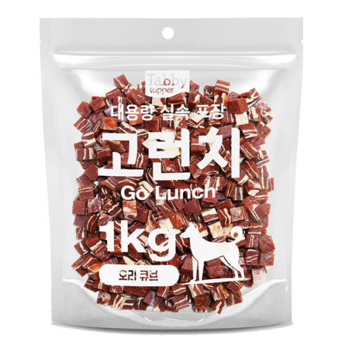 테비토퍼 고런치 오리 큐브 1kg이미지입니다. 누르면 해당 게시물로 새창이동합니다.