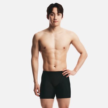 코어 3부 재머 수영복 B6SMSMS102BLK
