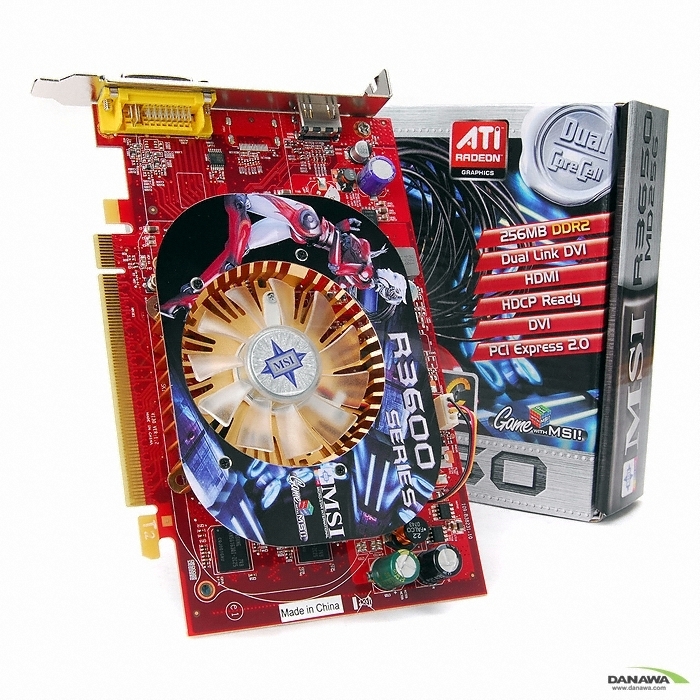 MSI 라데온 HD 3650 R3650-MD256 OC HDMI 256MB