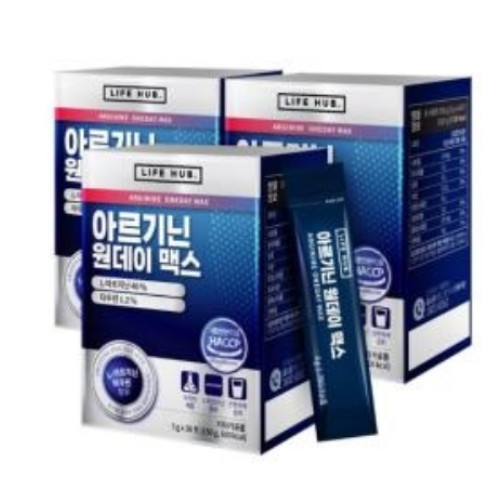 에프엔디 라이프허브 아르기닌 원데이 맥스 30포 (2개)_이미지