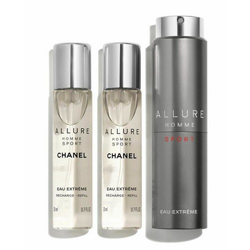 샤넬 알뤼르 옴므 스포츠 오 엑스트렘므 EDP 트위스트 앤 스프레이 20ml 3개