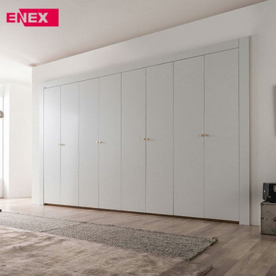 에넥스 ENNEE 레오 무광 화이트 붙박이장 고급형 (300cm)