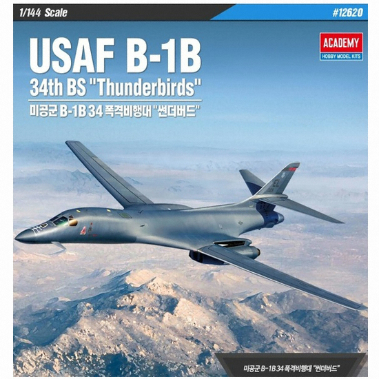 아카데미과학 1/144 미공군 B-1B 34 폭격비행대 썬더버드이미지입니다. 누르면 해당 게시물로 새창이동합니다.