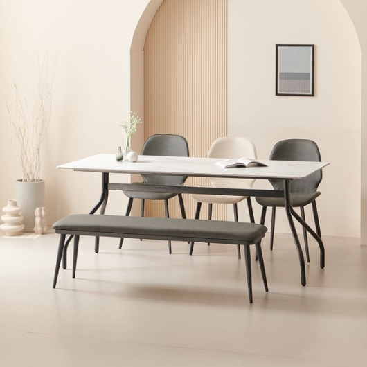 라로퍼니처 프레이 포세린 통세라믹 식탁 1800