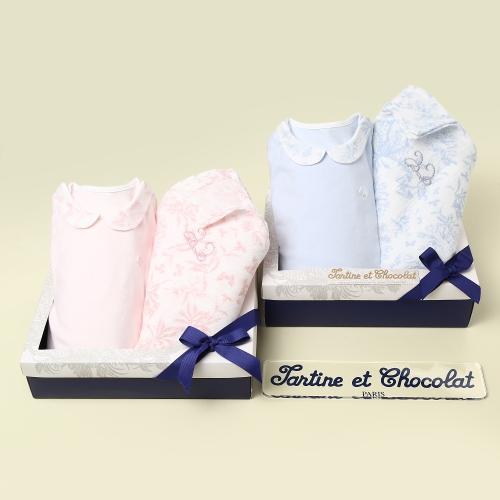 타티네 벨라블랭킷+바디슈트 출산백일선물세트 TNOXIU171B-124