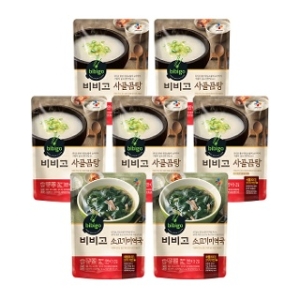 CJ제일제당  비비고 사골곰탕 500g x 5개 + 소고기 미역국 500g x 2개 상품이미지