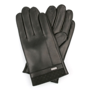 아놀드파마 남성 불박패턴 양가죽 터치장갑 APM-2104 블랙_이미지