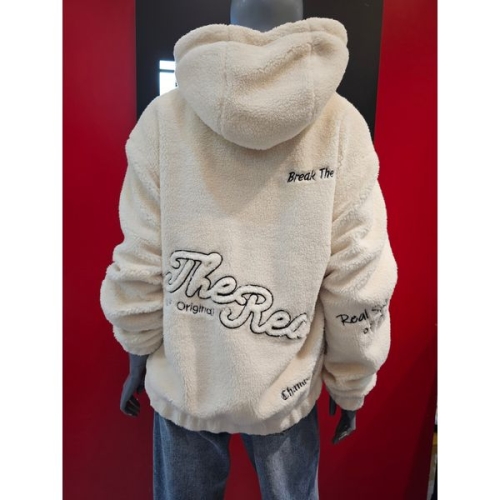 인터크루 부드럽고 따뜻한 덤블링 보아 키치 후드집업점퍼 SWITY4DH33ACM2_이미지