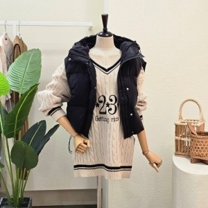 포커스 데일리 다운 패딩 베스트 FW4J3VT31199_이미지