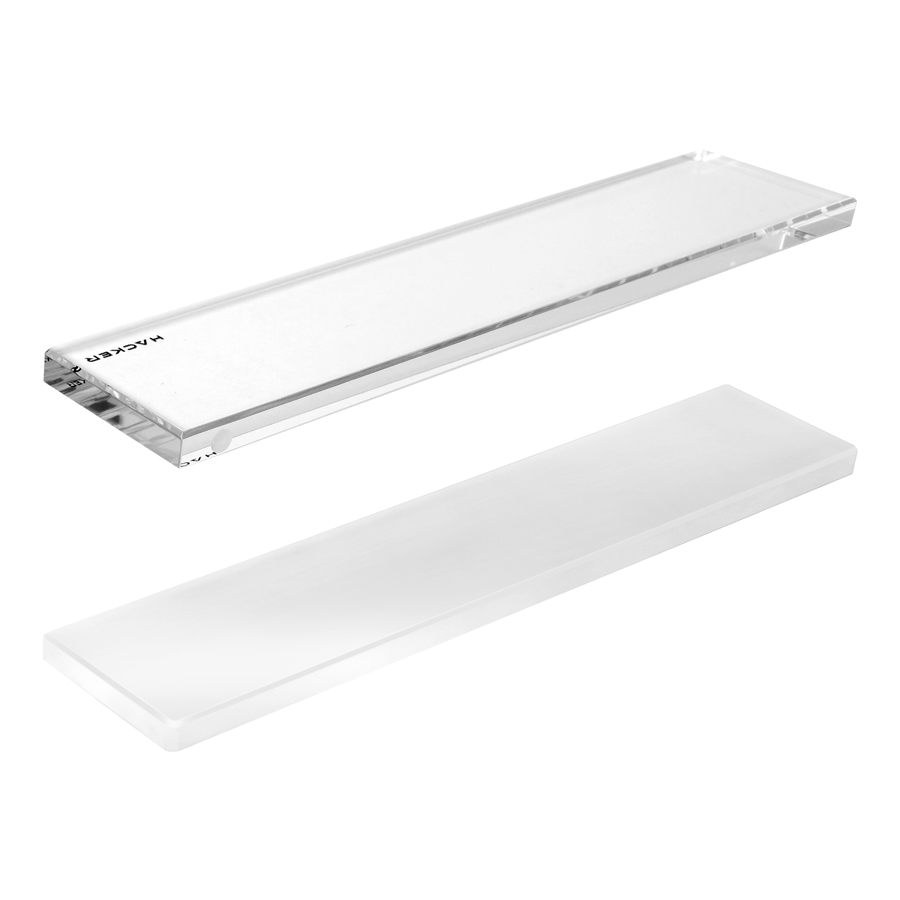 앱코 ARC1 TKL 텐키리스 아크릴 팜레스트 손목 받침대 (Clear Acrylic)_이미지