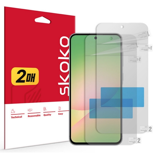 스코코 갤럭시A56 지문방지 저반사 보호필름 [액정 2매]