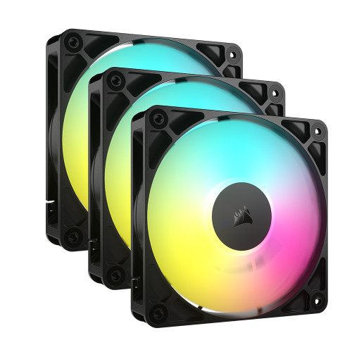 CORSAIR RS120 ARGB (3팩, 블랙)