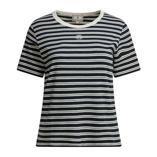 이네스 드 라 프레상쥬 스트라이프 크루넥 반팔 티셔츠 16Y090C