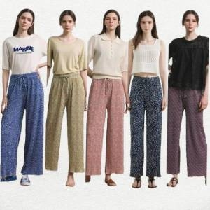 스타일제이 플라워 플리츠 밴딩팬츠5종 345492_이미지