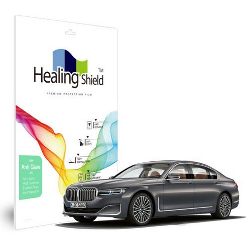 폰트리 힐링쉴드 올레포빅 라이트 내비게이션 액정보호 필름 BMW 7시리즈 디자인 퓨어 엑셀런스 2021년 전용