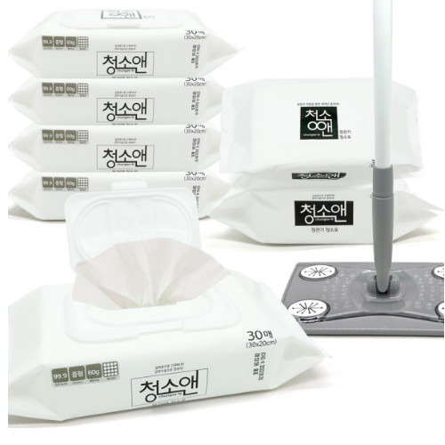 굿드림포유 청소앤 청소포용 밀대 (+정전기90매,물걸레150매)_이미지