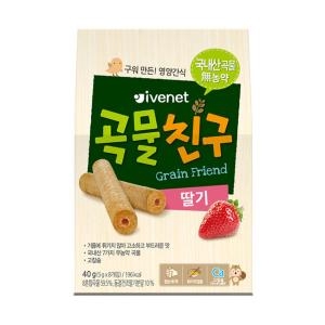 아이배냇 곡물친구 딸기 40g (6개)_이미지