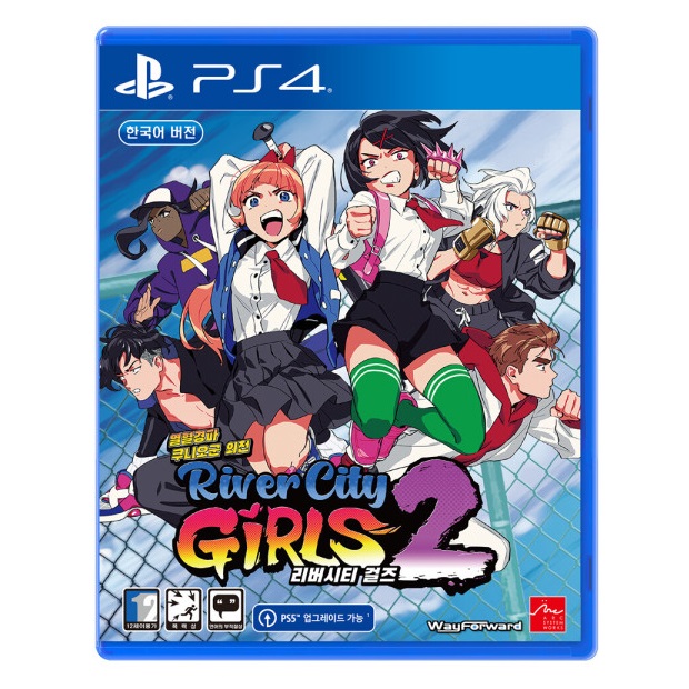 아크 시스템 웍스 열혈경파 쿠니오군 외전 리버 시티 걸즈 2 한글판 (PS4, 패키지디스크)