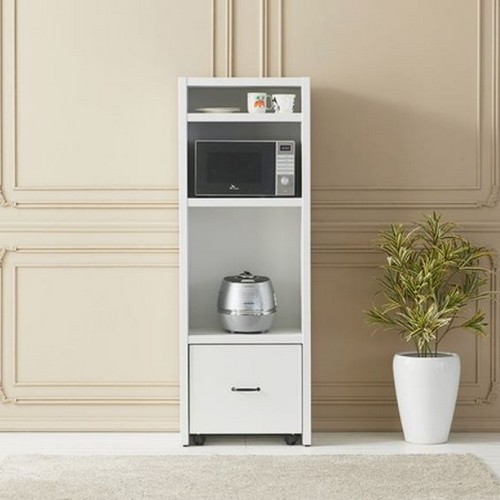 우아미가구 H6511 수납 렌지대+쌀통세트 500