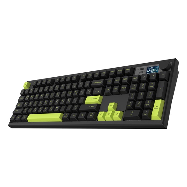 앱코 AS104 오피스네비게이터 유무선 기계식 네온블랙 (조약돌 슈팅스타축)_이미지