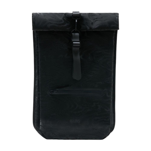 레인스 ROLLTOP W3 백팩 RAINS 신세틱 블랙 13320-151 B0731885650