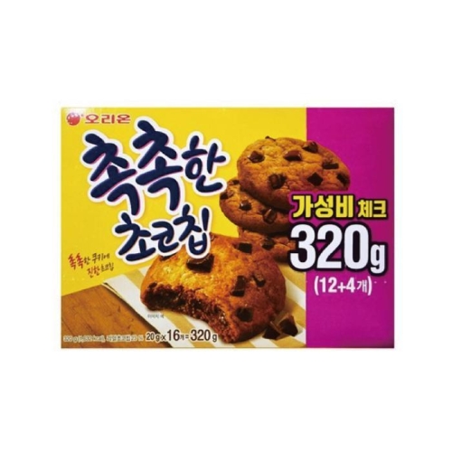 오리온 촉촉한 초코칩 320g (8개)