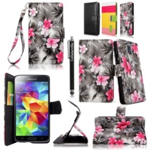 [�Ҹ�] Cellularvilla Wallet Case for Samsung Galaxy S5 Pu Leather Wallet Ca..