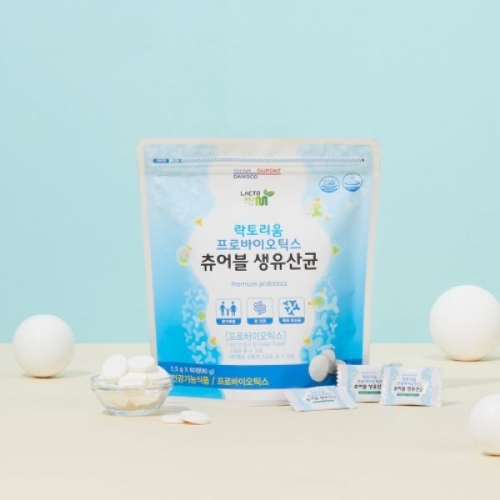  뉴팜 락토리움 프로바이오틱스 츄어블 생유산균 60정[1개]