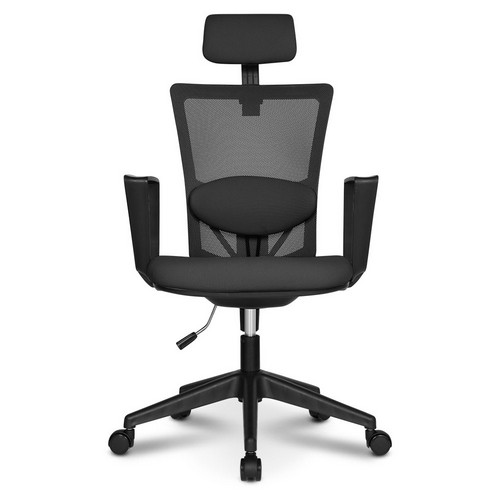 체어포커스 네오와이드 프리미엄 대요추헤더형 4각팔 블랙바디 책상의자 Neo-Y24 (패브릭좌판)