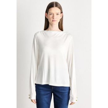 바버 여성 WREN 롱슬리브 긴팔티 탑 화이트 152148509