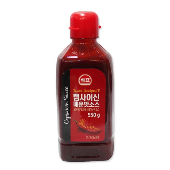 해표 캡사이신 매운맛소스 550g (5개)_이미지