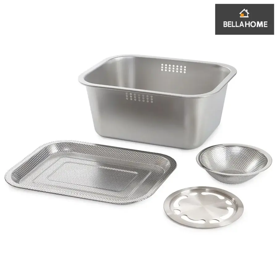 벨라홈 스텐 304 설거지통+배수구망 풀 세트