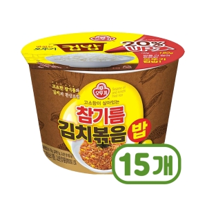 오뚜기 컵밥 참기름김치볶음밥 259g (15개)_이미지
