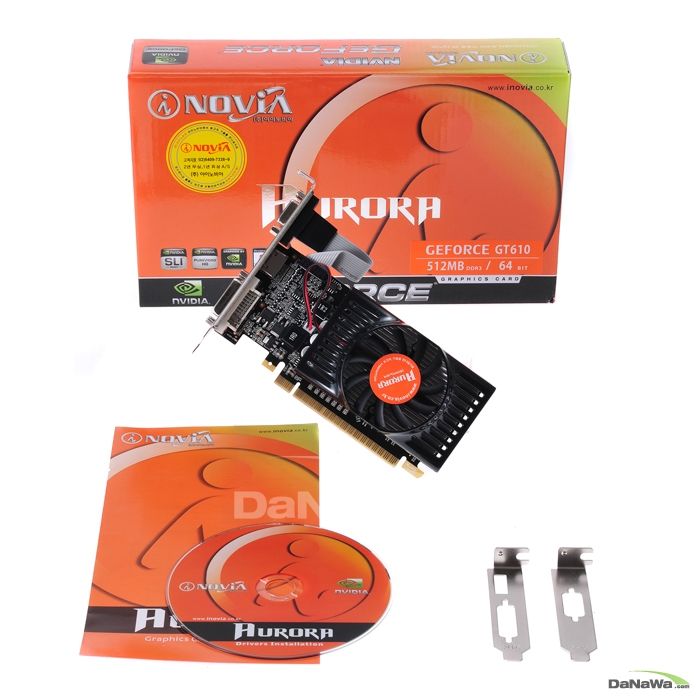 ���̳��� AURORA ������ GT610 ���ζ� D3 512MB LP