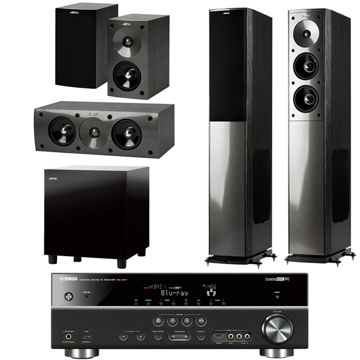 야모 S606 5.1채널 + 야마하 AV리시버 (RX-V571, SUB-250)